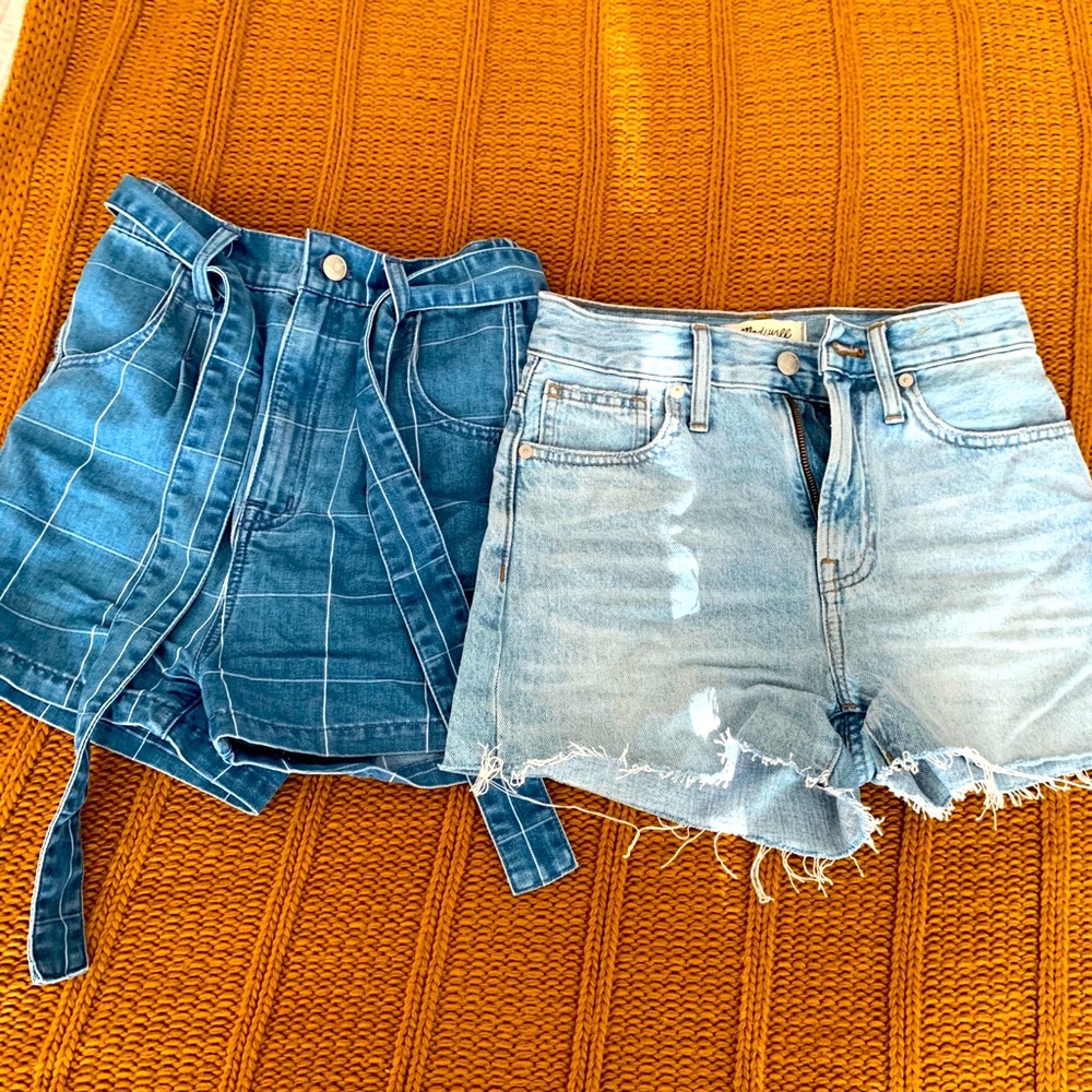 Madewell denim shorts bundle!